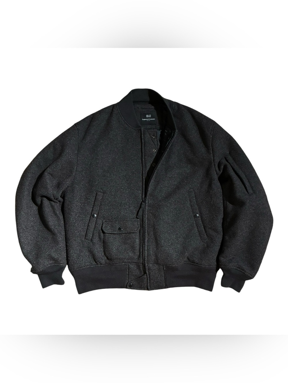 Engineered Garments x Uniqlo Pufftech Heattech Blouson Bomber Jacket Gray